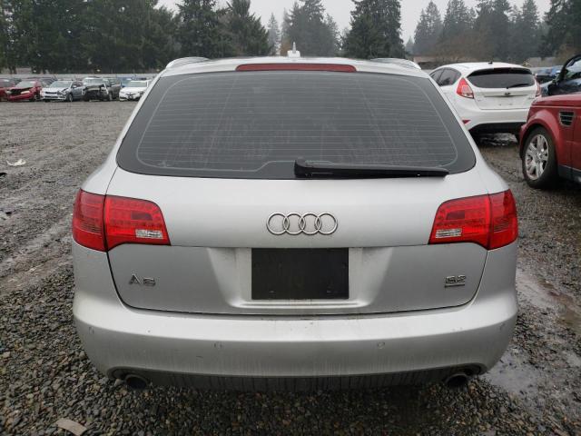 WAUKG74F46N063929 - 2006 AUDI A6 AVANT QUATTRO SILVER photo 6