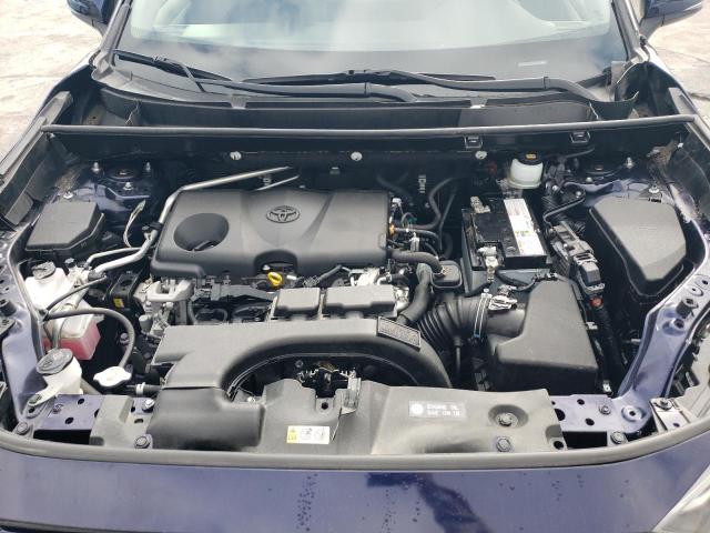 JTMP1RFV8KD513544 - 2019 TOYOTA RAV4 XLE ლურჯი ფოტო 12