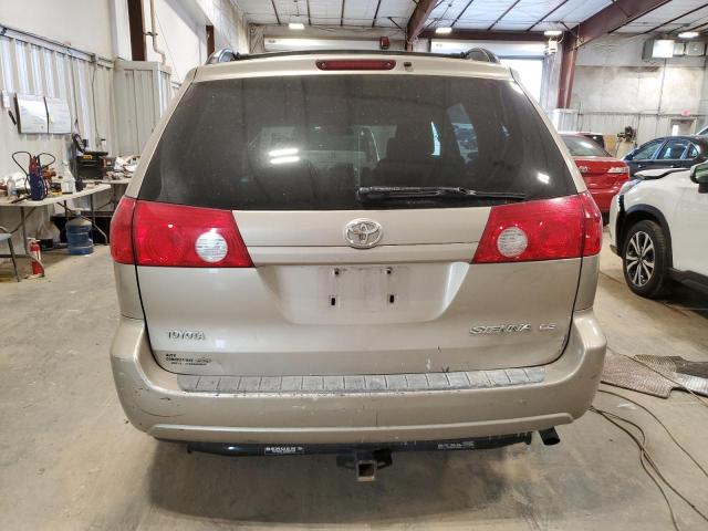 5TDZA23CX6S473433 - 2006 TOYOTA SIENNA CE BEIGE photo 6