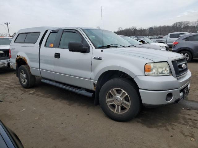 1FTRX14W88FB76472 - 2008 FORD F150 SILVER photo 4