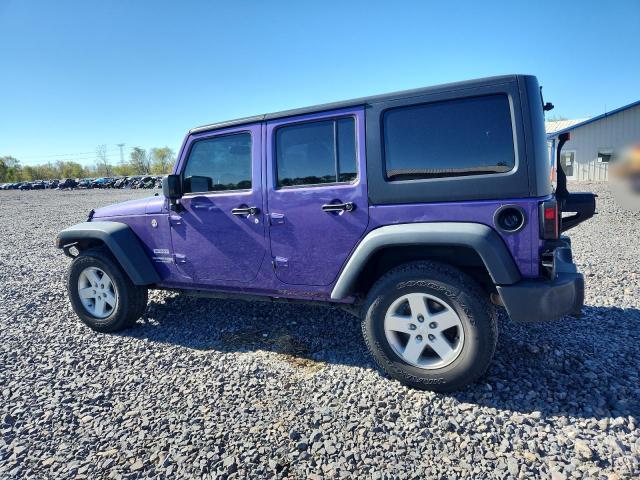 1C4BJWDG5JL911702 - 2018 JEEP WRANGLER U SPORT PURPLE photo 2