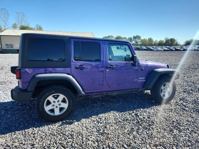 1C4BJWDG5JL911702 - 2018 JEEP WRANGLER U SPORT PURPLE photo 3