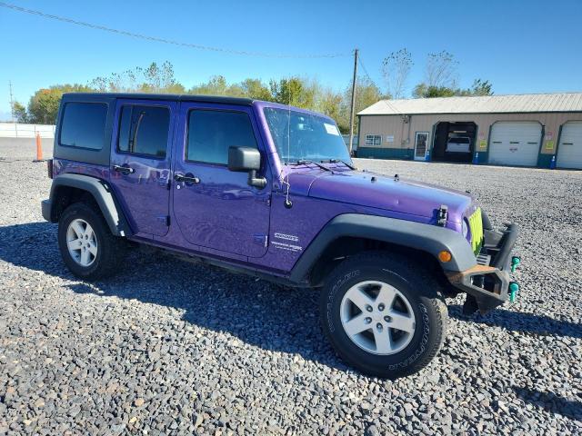 1C4BJWDG5JL911702 - 2018 JEEP WRANGLER U SPORT PURPLE photo 4