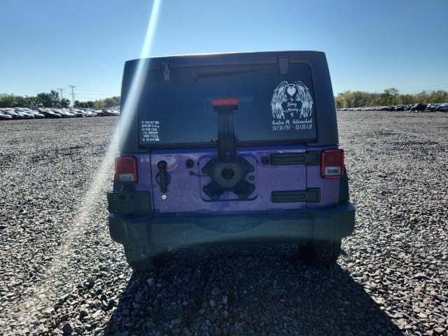 1C4BJWDG5JL911702 - 2018 JEEP WRANGLER U SPORT PURPLE photo 6