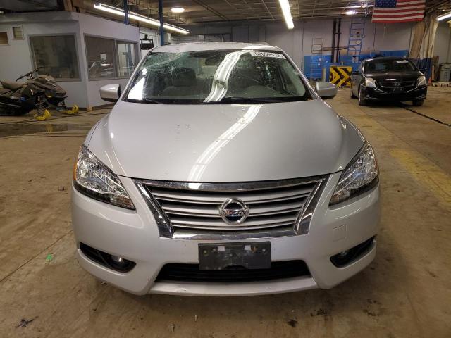 3N1AB7AP7DL679828 - 2013 NISSAN SENTRA S SILVER photo 5