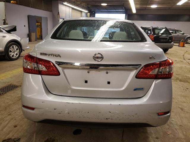 3N1AB7AP7DL679828 - 2013 NISSAN SENTRA S SILVER photo 6