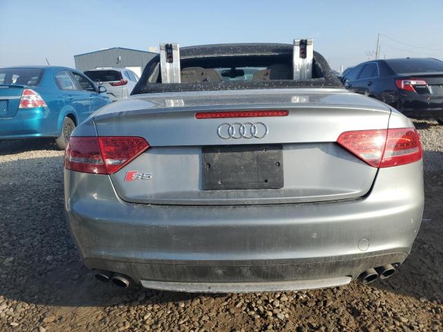WAUVGAFH1AN018786 - 2010 AUDI S5 PRESTIGE GRAY photo 6