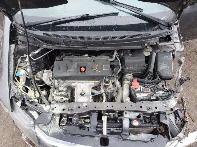 19XFB2F95CE331979 - 2012 HONDA CIVIC EXL ნაცრისფერი ფოტო 11