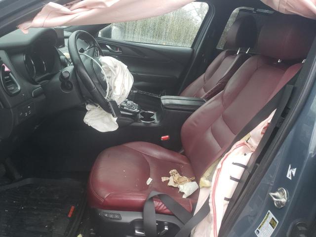 JM3TCADY5M0500484 - 2021 MAZDA CX-9 GRAND TOURING BLUE photo 7