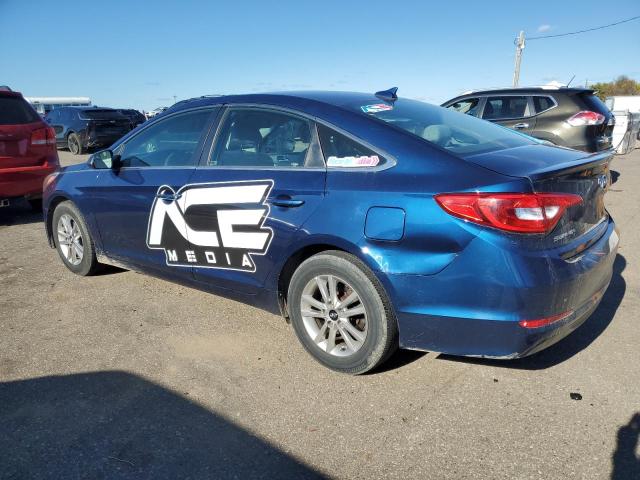 5NPE24AF7GH411399 - 2016 HYUNDAI SONATA SE ლურჯი ფოტო 2
