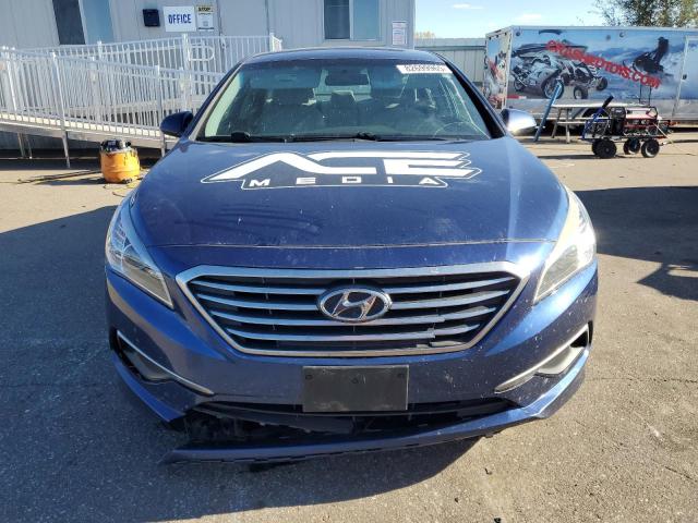 5NPE24AF7GH411399 - 2016 HYUNDAI SONATA SE ლურჯი ფოტო 5