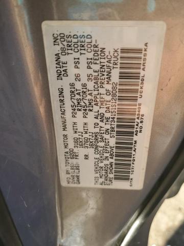 5TBRT34151S128082 - 2001 TOYOTA TUNDRA ACCESS CAB 紫色 照片 12