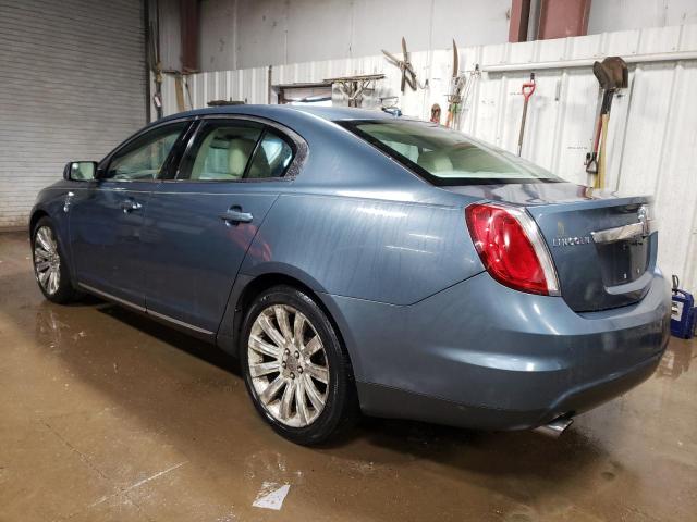 1LNHL9FT5AG611016 - 2010 LINCOLN MKS TEAL photo 2