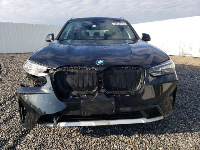 5UX53DP05N9L69268 - 2022 BMW X3 XDRIVE30I BLACK photo 5