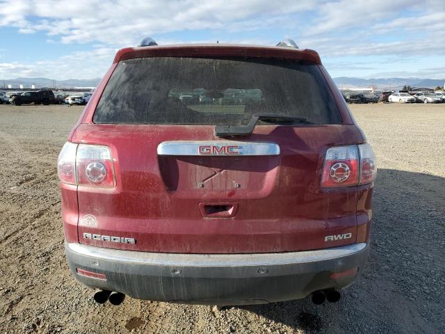 1GKEV13748J195441 - 2008 GMC ACADIA SLE BURGUNDY photo 6