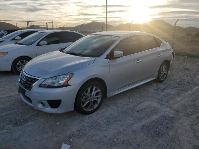 3N1AB7AP6DL783744 - 2013 NISSAN SENTRA S SILVER photo 1