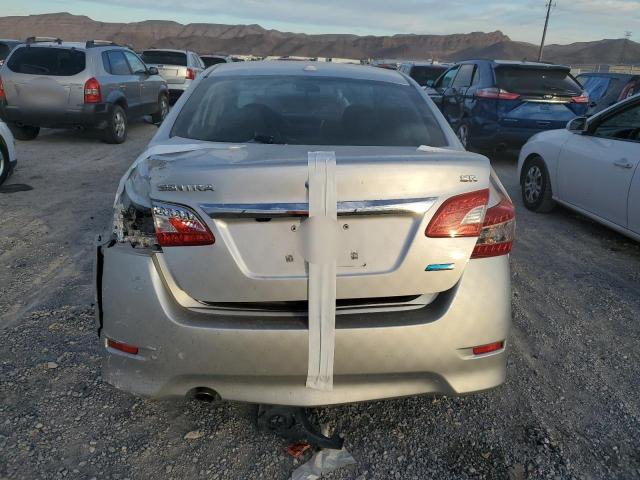 3N1AB7AP6DL783744 - 2013 NISSAN SENTRA S SILVER photo 6