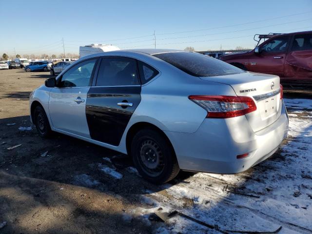 3N1AB7AP4FY300922 - 2015 NISSAN SENTRA S SILVER photo 2