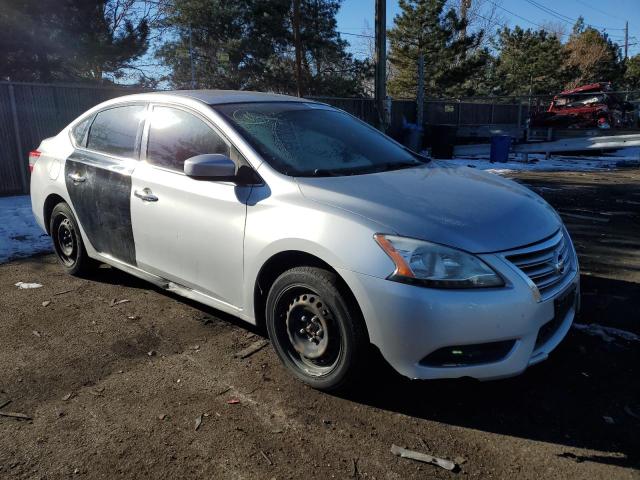 3N1AB7AP4FY300922 - 2015 NISSAN SENTRA S SILVER photo 4