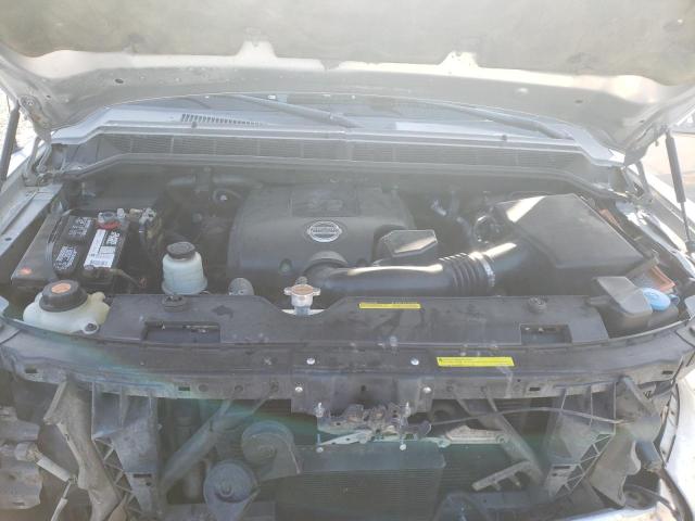 1N6AA07F58N334970 - 2008 NISSAN TITAN XE SILVER photo 11