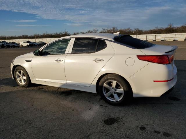 5XXGM4A79FG369579 - 2015 KIA OPTIMA LX WHITE photo 2