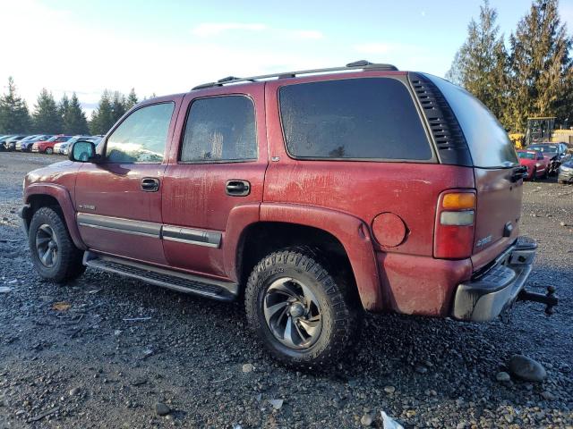 1GNFK13V23J206553 - 2003 CHEVROLET TAHOE K150 BURGUNDY photo 2