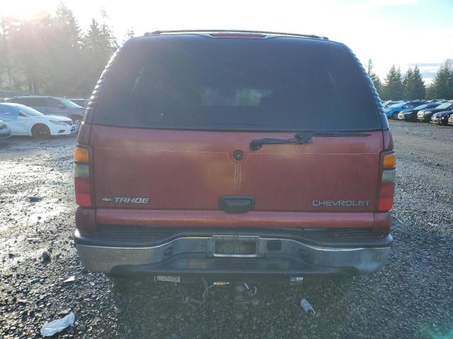 1GNFK13V23J206553 - 2003 CHEVROLET TAHOE K150 BURGUNDY photo 6