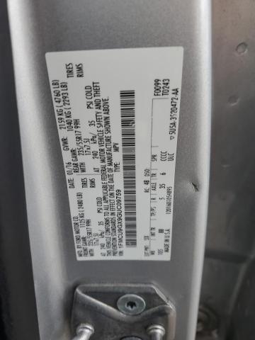 1FMCU9GX9GUC09759 - 2016 FORD ESCAPE SE SILVER photo 12