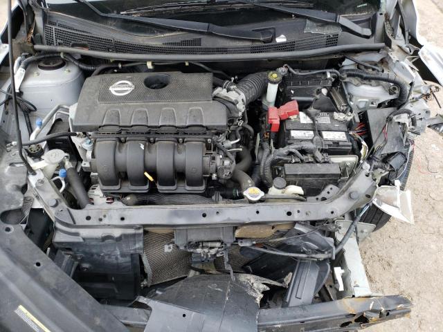 3N1AB7AP7FL668959 - 2015 NISSAN SENTRA S SILVER photo 11