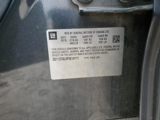 2G11Z5SL6F9214111 - 2015 CHEVROLET IMPALA LS 灰色 照片 12