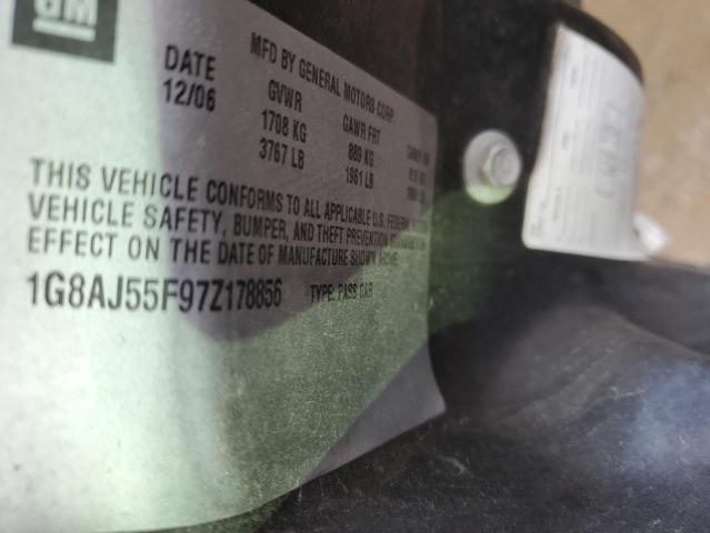 1G8AJ55F97Z178856 - 2007 SATURN ION LEVEL 2 ლურჯი ფოტო 12