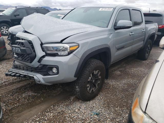 3TMCZ5AN9LM357866 - 2020 TOYOTA TACOMA DOUBLE CAB GRAY photo 1