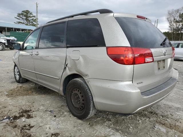 5TDZA23C95S314272 - 2005 TOYOTA SIENNA CE TAN photo 2