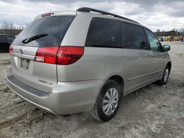 5TDZA23C95S314272 - 2005 TOYOTA SIENNA CE TAN photo 3