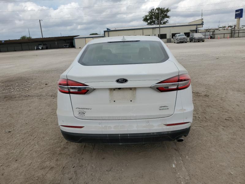 3FA6P0CD8KR114020 - 2019 FORD FUSION SEL WHITE photo 6