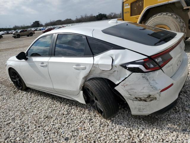 19XFL2H80PE020449 - 2023 HONDA CIVIC SPORT WHITE photo 2