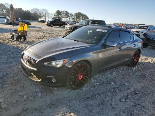 JN1BV7AR8FM413725 - 2015 INFINITI Q50 BASE CHARCOAL photo 1