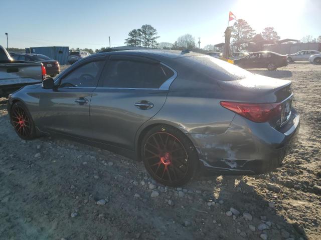 JN1BV7AR8FM413725 - 2015 INFINITI Q50 BASE CHARCOAL photo 2