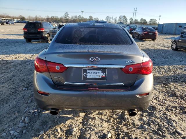 JN1BV7AR8FM413725 - 2015 INFINITI Q50 BASE CHARCOAL photo 6