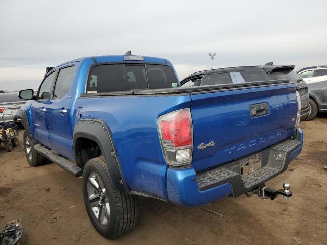 3TMGZ5ANXGM034000 - 2016 TOYOTA TACOMA DOUBLE CAB BLUE photo 2