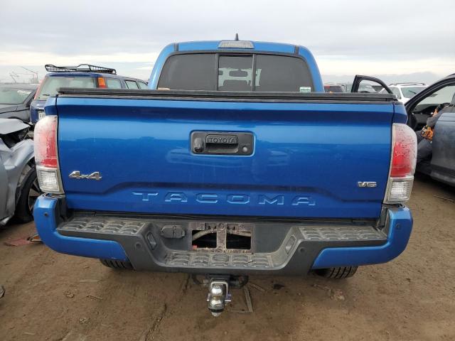 3TMGZ5ANXGM034000 - 2016 TOYOTA TACOMA DOUBLE CAB BLUE photo 6