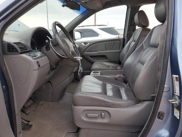5FNRL38618B032865 - 2008 HONDA ODYSSEY EXL BLUE photo 7