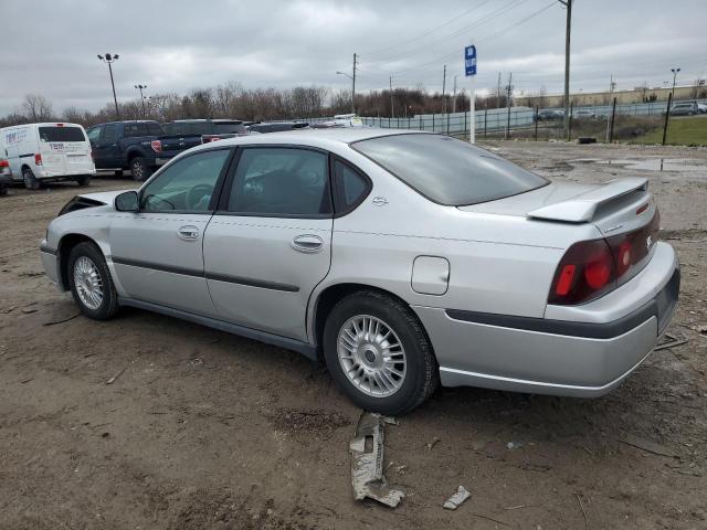 2G1WF55E019345443 - 2001 CHEVROLET IMPALA SILVER photo 2