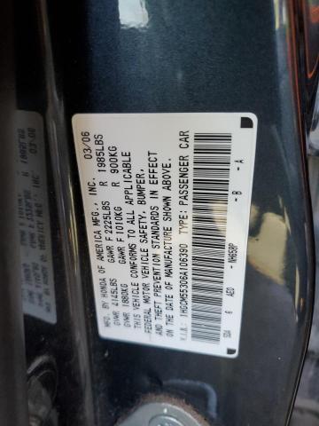 1HGCM55306A106390 - 2006 HONDA ACCORD SE GRAY photo 13