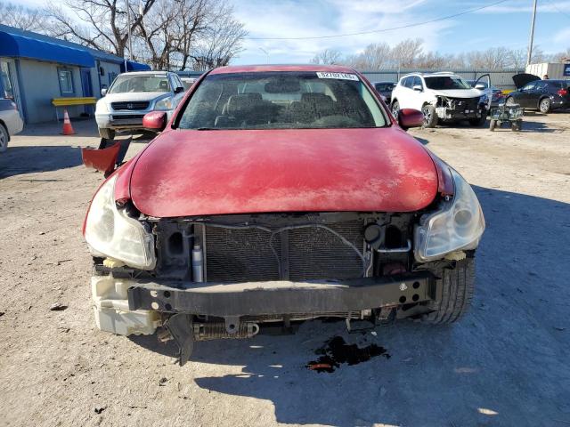 JNKBV61E68M207986 - 2008 INFINITI G35 RED photo 5