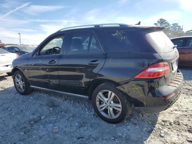 4JGDA5HBXCA033406 - 2012 MERCEDES-BENZ ML 350 4MATIC BLACK photo 2