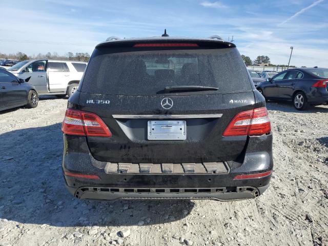 4JGDA5HBXCA033406 - 2012 MERCEDES-BENZ ML 350 4MATIC BLACK photo 6