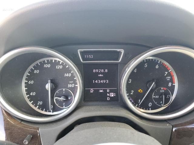 4JGDA5HBXCA033406 - 2012 MERCEDES-BENZ ML 350 4MATIC BLACK photo 9