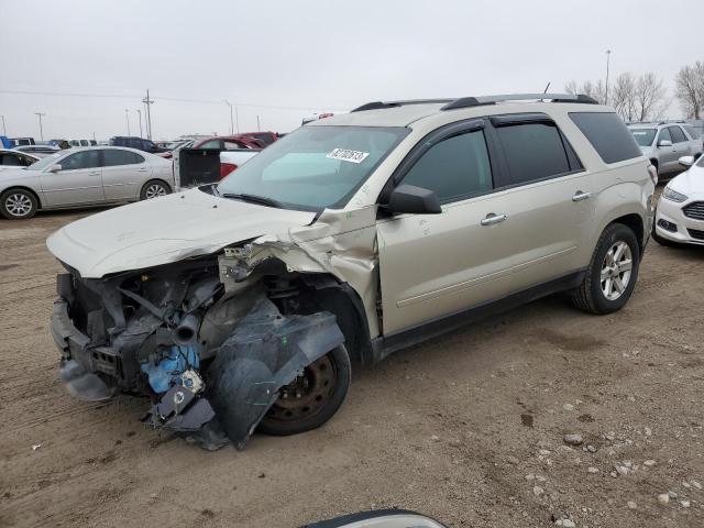 1GKKVPKDXDJ233519 - 2013 GMC ACADIA SLE GOLD photo 1