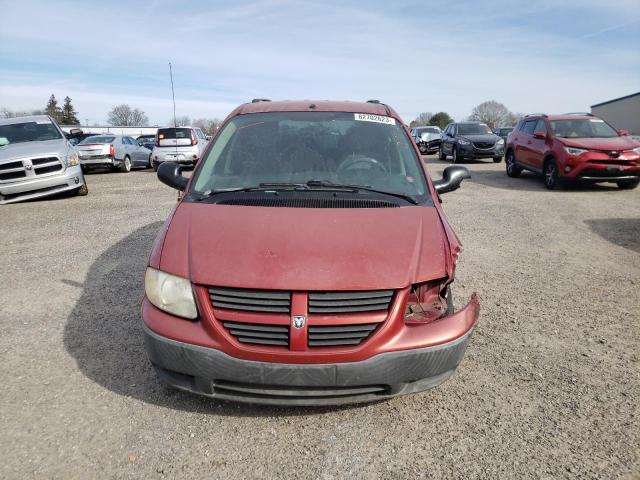 1D4GP25R16B634558 - 2006 DODGE CARAVAN SE BURGUNDY photo 5